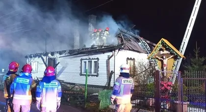 Pożar domu Rybarzowice