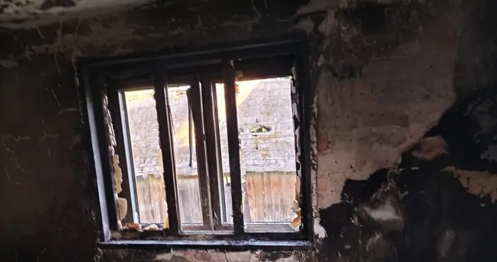 Pożar w miejscowości Zawory