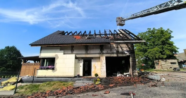 Pożar w Rogowie
