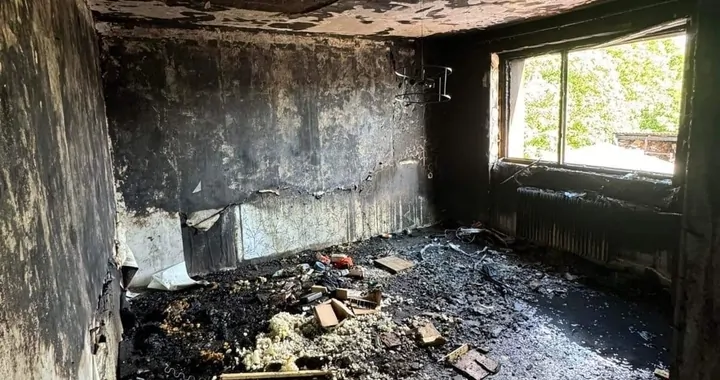 Pożar domu w miejscowości Atanazyn