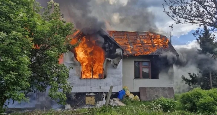 Pożar w Gilowicach