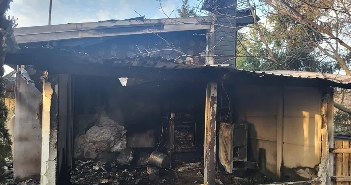 Pożar w Zamościu Kolonia