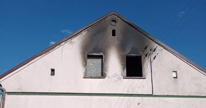 Pożar domu w Pyskowicach