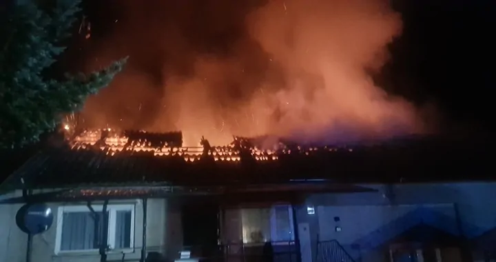 Pożar domu w Chrząszczewie