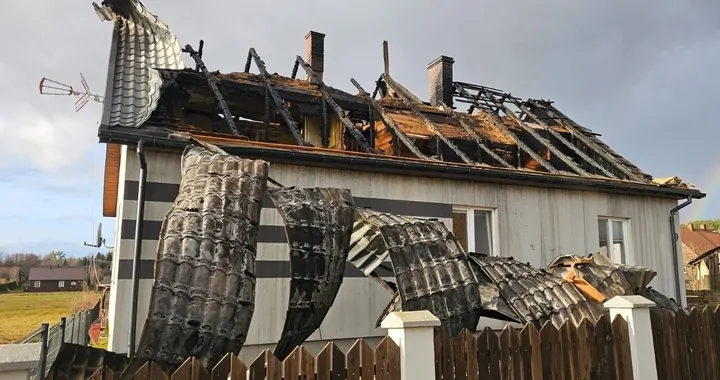 Wsparcie po pożarze domu w Studziankach