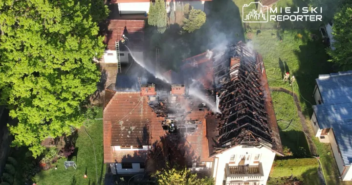 Pożar w Brwinowie