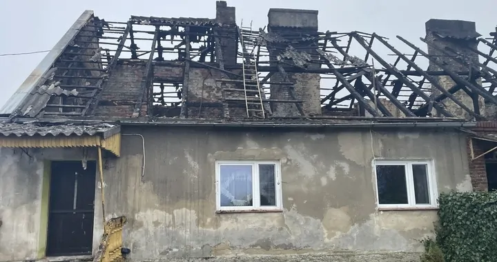 Pomoc dla rodziny Witkowskich po pożarze domu w Truplu