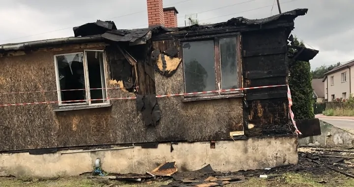 Pożar w Trąbkach