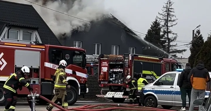 Pożar w Juszkowie