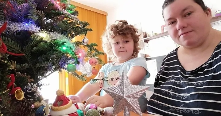 Smutne święta dziecka.