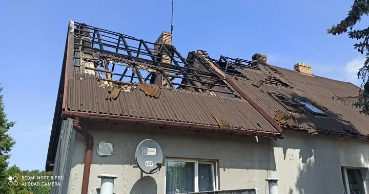 Pożar w Puszczykowie