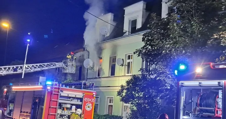 Pożar w Gliwicach