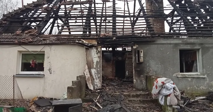 Pożar we wsi Otok pod Gryficami. Prosimy, pomóżcie nam odbudować dom