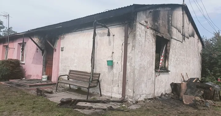Pożar domu wielorodzinnego w Zienkach