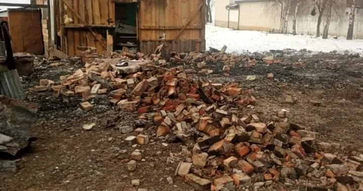 Nasz dom w Śnieżkowicach  spłonął tuż przed Wigilią