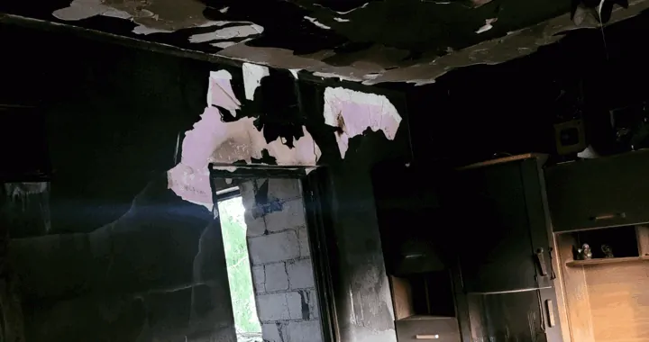 Pożar domu w Sokołowie Włościańskim