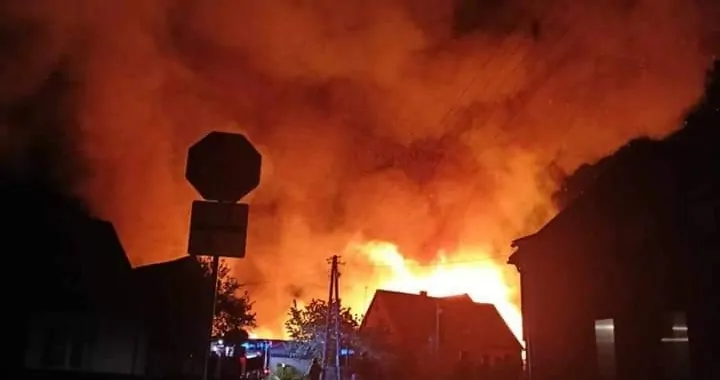 Pożar w Rekowie