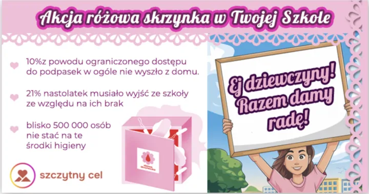 Różowa Skrzynka w Twojej szkole -powiat grójecki