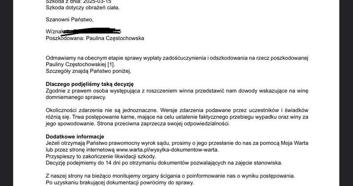 Zdjęcie osoby potrzbującej