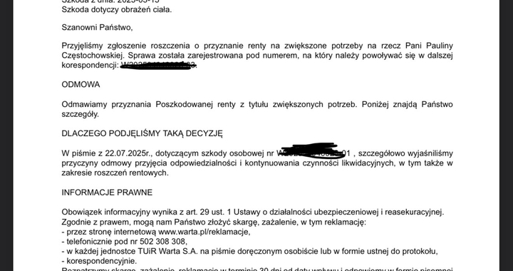 Zdjęcie osoby potrzbującej