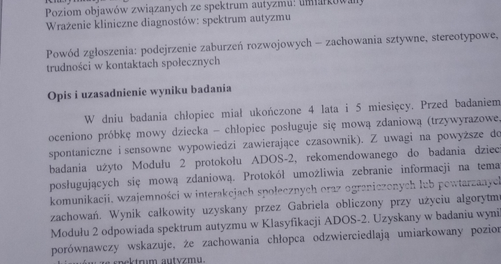 Zdjęcie osoby potrzbującej