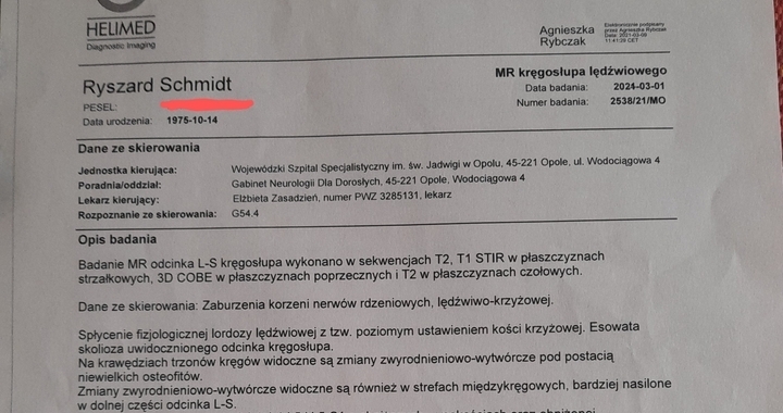 Zdjęcie osoby potrzbującej